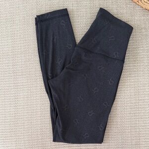lululemon athletica Black logo align Leggings